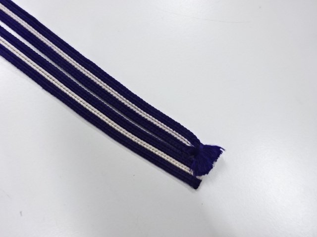  アンティーク　正絹　帯留め用　手組三分紐